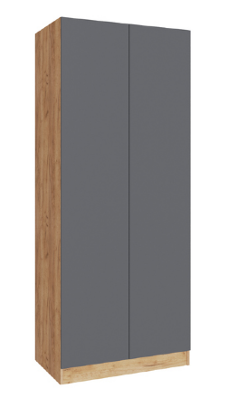 Шкаф универсальный Руэлла, Крафт золотой/Графит серый 