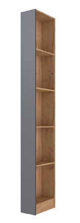 Торцевое завершение Руэлла, Крафт золотой/Графит серый 