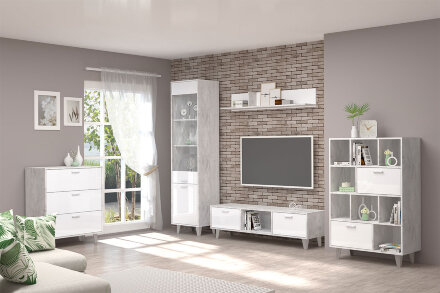 Пенал с 1 дверью и 1 ящиком на ножках П-1 ЭГО 