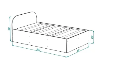 Кровать Астема (Ярофф) 